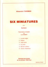 Six Miniatures(Robert) available at Guitar Notes.