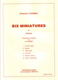 Six Miniatures (Robert) available at Guitar Notes.