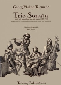 Trio Sonata no.5 in  a minor [Rec/Vn/Vc/Gtr] product illustration