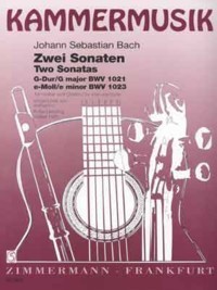 Sonatas BWV1021 & BWV1023(Lessing/Hoh) available at Guitar Notes.