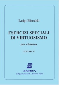 Esercizi speciali di virtuosismo, Vol.3 available at Guitar Notes.