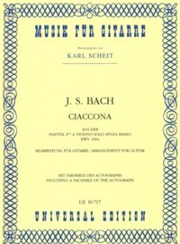 Chaconne, BWV1004(Scheit) available at Guitar Notes.