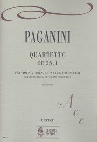 Quartet,op.5/1(Schiavina) [Vn/Va/Vc/Gtr] available at Guitar Notes.