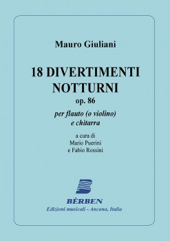 18 Divertimenti notturni, op.86 [Fl(Vn)/Gtr] available at Guitar Notes.