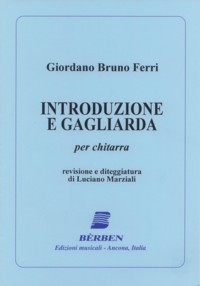 Introduzione e Gagliarda(Marziali) product illustration