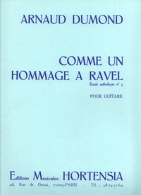 Comme un Hommage a Ravel available at Guitar Notes.