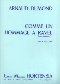 Comme un Hommage a Ravel product illustration