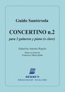 Concertino no.2 [3gtr & Pf] available at Guitar Notes.