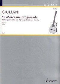 18 Progressive Pieces, op.51(Avila) available at Guitar Notes.