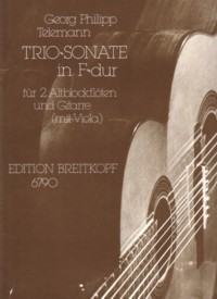 Trio Sonata in F(Schaller) [2Rec/Gtr] product illustration