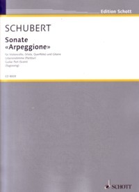 Arpeggione Sonata(Ragossnig) [score] product illustration