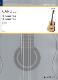 3 Sonatas, op.7a(Ritter) available at Guitar Notes.
