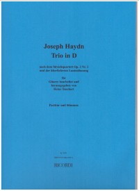 Trio in D op.2/2 (Teuchert) product illustration