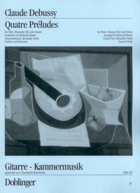 Quatre Preludes(Dunser) [Fl/Cl/Gtr] available at Guitar Notes.