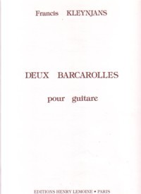 Deux Barcarolles, op.60 available at Guitar Notes.