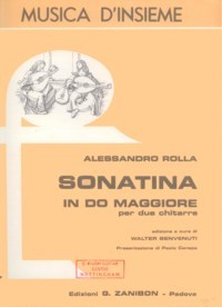 Sonatina in C (Benvenuti) available at Guitar Notes.