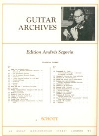 Siciliana(Segovia) available at Guitar Notes.