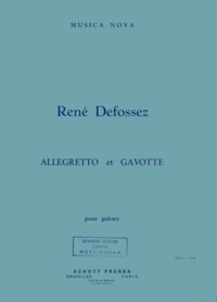 Allegretto and Gavotte available at Guitar Notes.