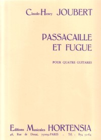 Passacaille et Fugue available at Guitar Notes.