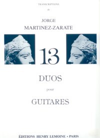 13 Duos pour Guitares product illustration