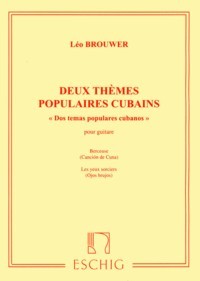 Deux Themes Populaires Cubains [1956] available at Guitar Notes.
