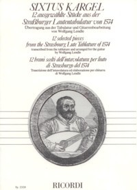 12 Pieces, 1574(Lendle) available at Guitar Notes.