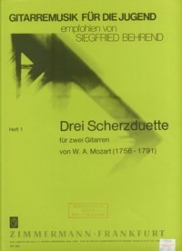 Three Scherzandi (Behrend) available at Guitar Notes.
