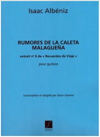Rumores de la Caleta(Caceres) available at Guitar Notes.