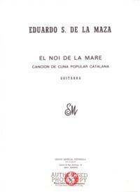 Canco del Lladre available at Guitar Notes.