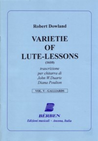 Varietie of Lute Lessons, Vol.5 Galliards available at Guitar Notes.