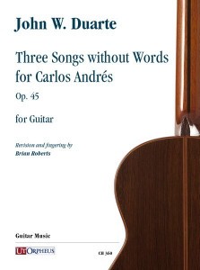 Three Songs without Words op.45 available at Guitar Notes.