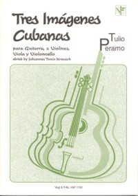 Tres Imagenes Cubanas [2Vn/Va/Vc/Gtr] available at Guitar Notes.