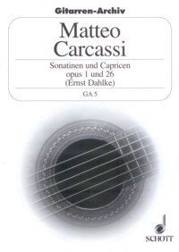 Sonatinas, op.1; Caprices, op.26 (Dahlke) available at Guitar Notes.