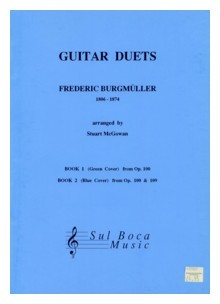 Duets op.100 & op.109(McGowan) available at Guitar Notes.