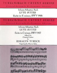 Lute Suites BWV996 & 997(Isbin/Tureck) available at Guitar Notes.