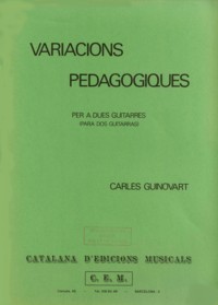 Variaciones Pedagogiques available at Guitar Notes.