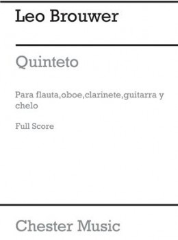 Quinteto (1958) [score] [Fl/Ob/Cl/Vc/Gtr] product illustration