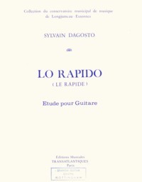Lo Rapido (etude) available at Guitar Notes.