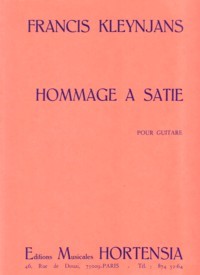 Hommage a Satie available at Guitar Notes.