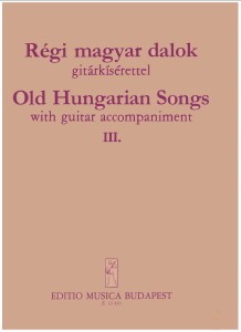 Old Hungarian Songs Vol.3 [Med Voc] product illustration