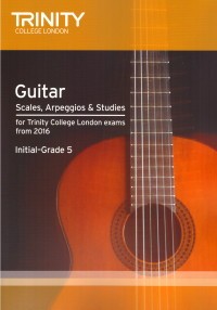 Guitar Scales, Arpeggios & Studies Initial to Grade 5 available at Guitar Notes.