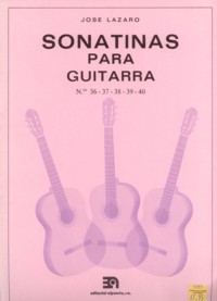 Sonatinas para guitarra: Nos.36-40 product illustration