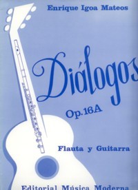 Dialogos, op.16a available at Guitar Notes.