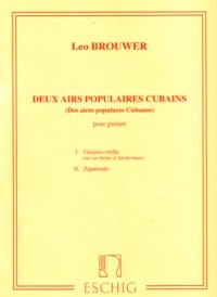 Deux Airs populaires cubains [1962] available at Guitar Notes.