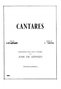 Cantares available at Guitar Notes.