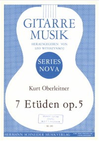 7 Etuden op.5 available at Guitar Notes.