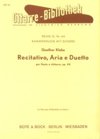 Recitativo, Aria e Duetto, op.44 [FL/TR] product illustration