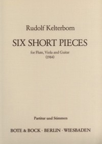 Six Short Pieces [Fl/Va/Gtr] product illustration