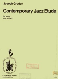 Contemporary Jazz Etude available at Guitar Notes.