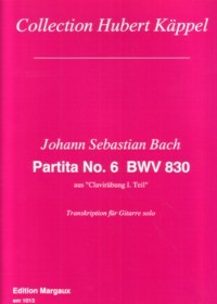 Partita no.6 BWV830(Kappel) available at Guitar Notes.